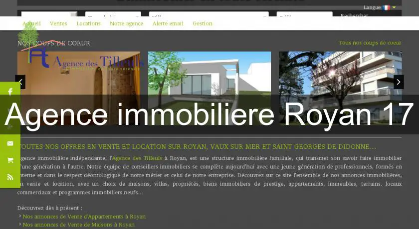 Agence immobiliere Royan 17