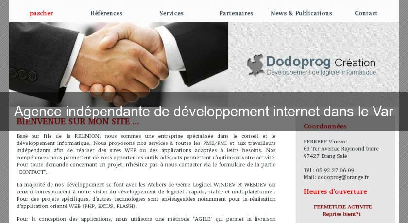 Agence indépendante de développement internet dans le Var Agence indépendante de développement internet dans le Var