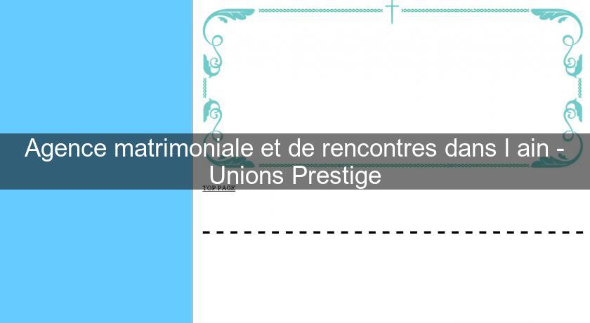 Rencontres serieuses dans l'ain