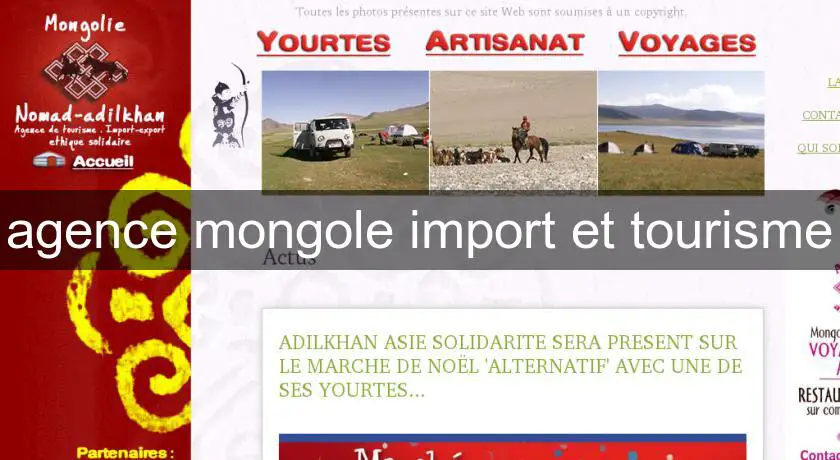 agence mongole import et tourisme