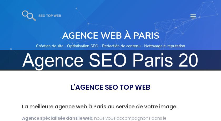 Agence SEO Paris 20 Agence SEO Paris 20