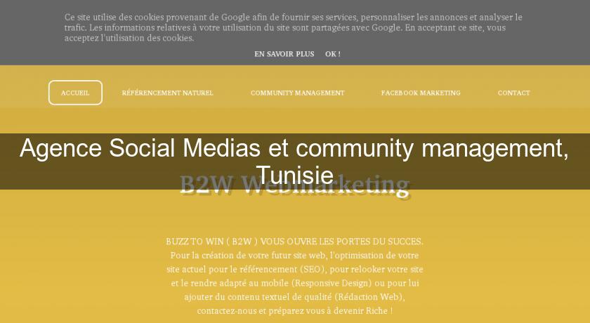 Agence Social Medias et community management, Tunisie Agence Social Medias et community management, Tunisie