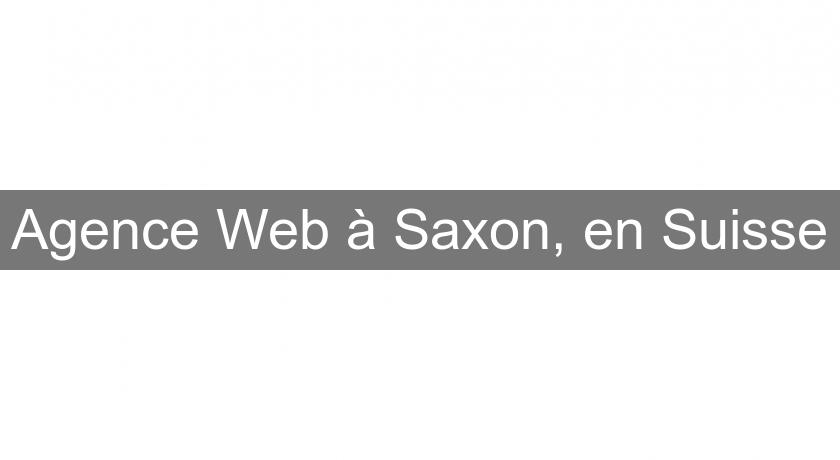 Agence Web à Saxon, en Suisse