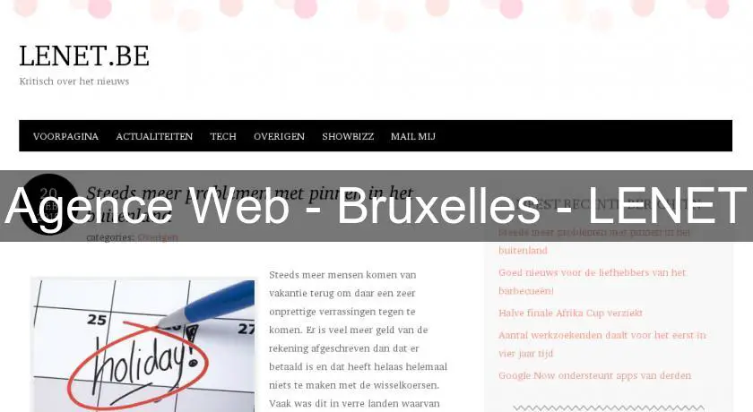 Agence Web - Bruxelles - LENET