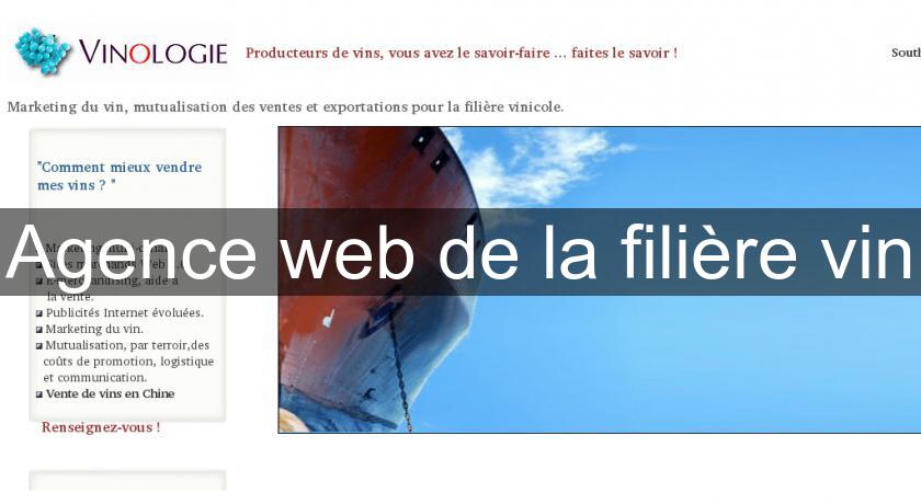 Agence web de la filière vin