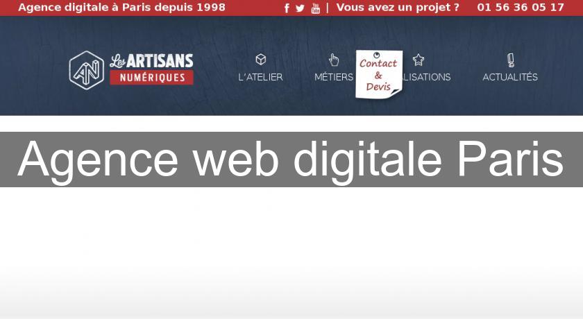 Agence web digitale Paris