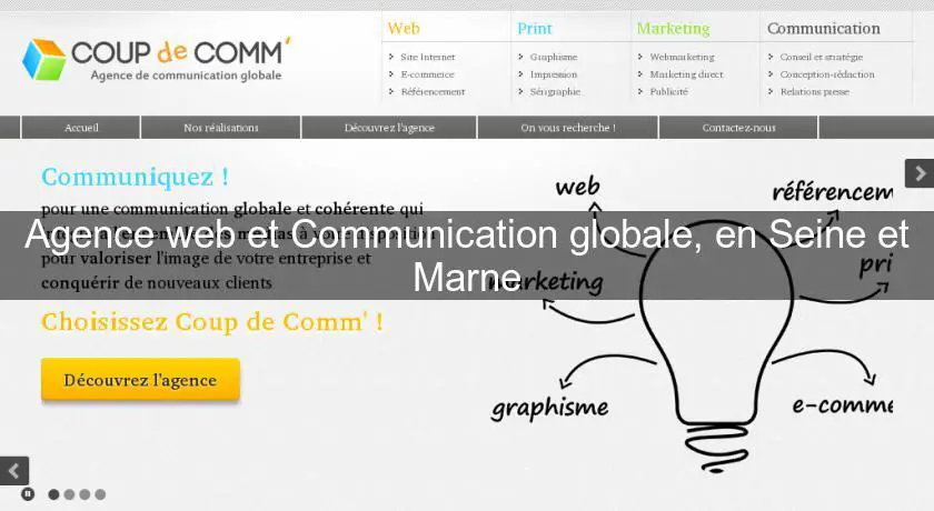 Agence web et Communication globale, en Seine et Marne