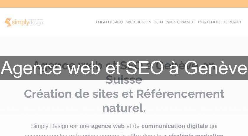 Agence web et SEO à Genève Agence web et SEO à Genève