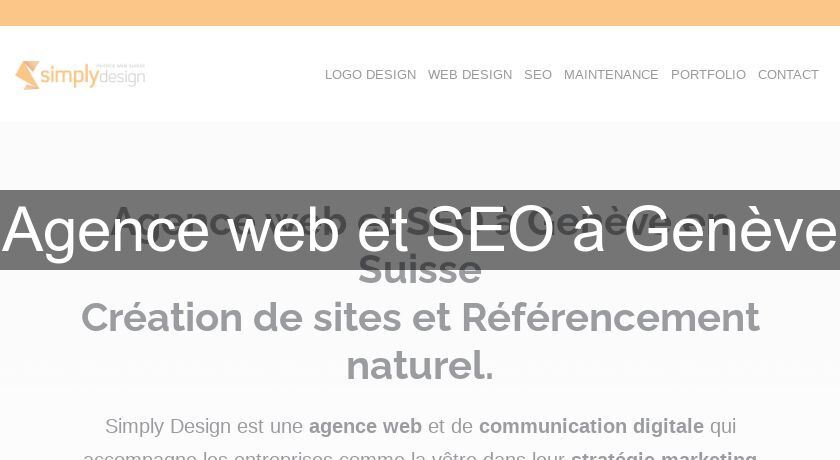 Agence web et SEO à Genève