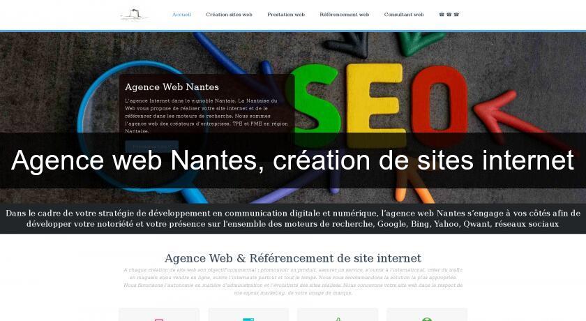 Agence web Nantes, création de sites internet Agence web Nantes, création de sites internet