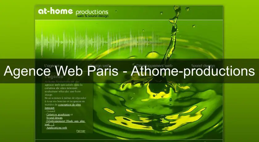 Agence Web Paris - Athome-productions