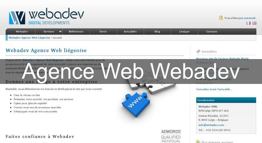 Agence Web Webadev Agence Web Webadev