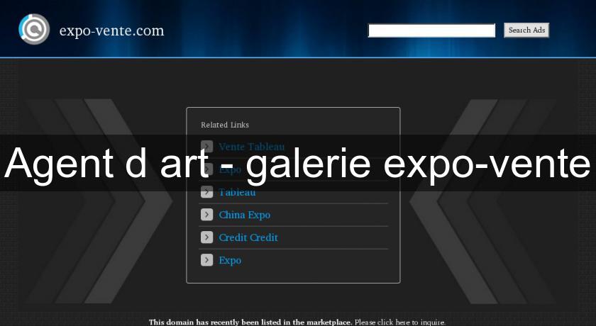 Agent d'art - galerie expo-vente Agent d'art - galerie expo-vente