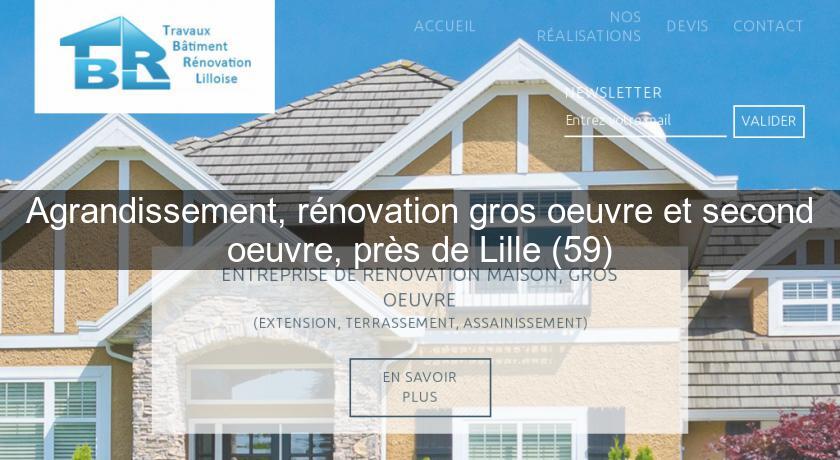 Agrandissement, rénovation gros oeuvre et second oeuvre, près de Lille (59) Agrandissement, rénovation gros oeuvre et second oeuvre, près de Lille (59)