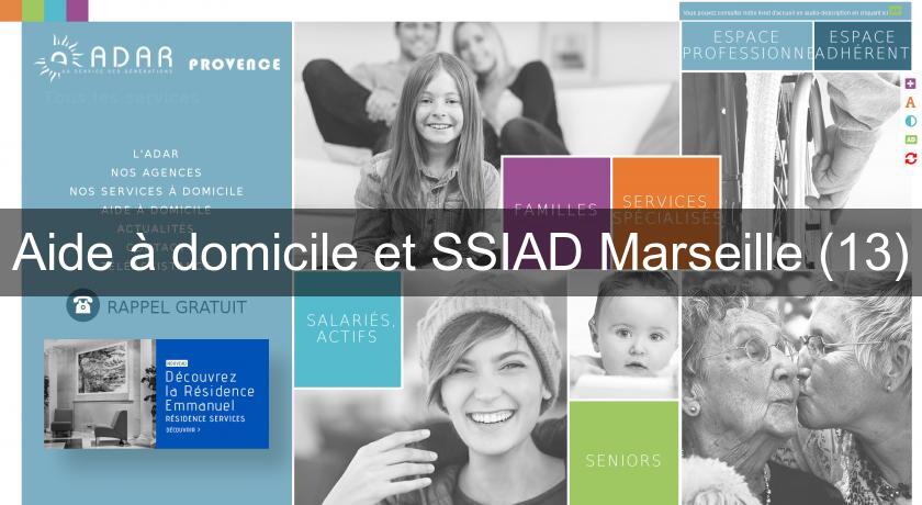Aide à domicile et SSIAD Marseille (13)