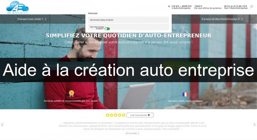 Aide à la création auto entreprise Aide à la création auto entreprise