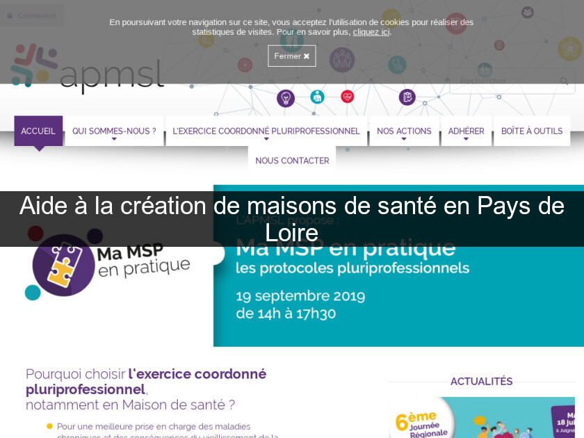 Aide à la création de maisons de santé en Pays de Loire Aide à la création de maisons de santé en Pays de Loire