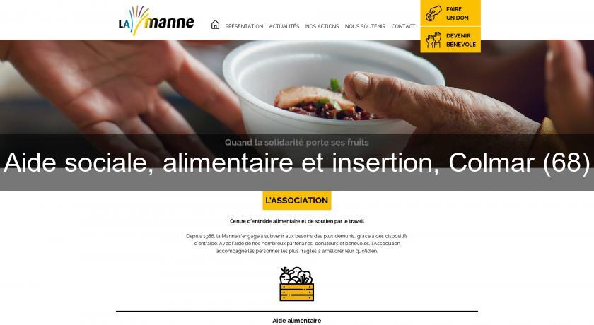 Aide sociale, alimentaire et insertion, Colmar (68)