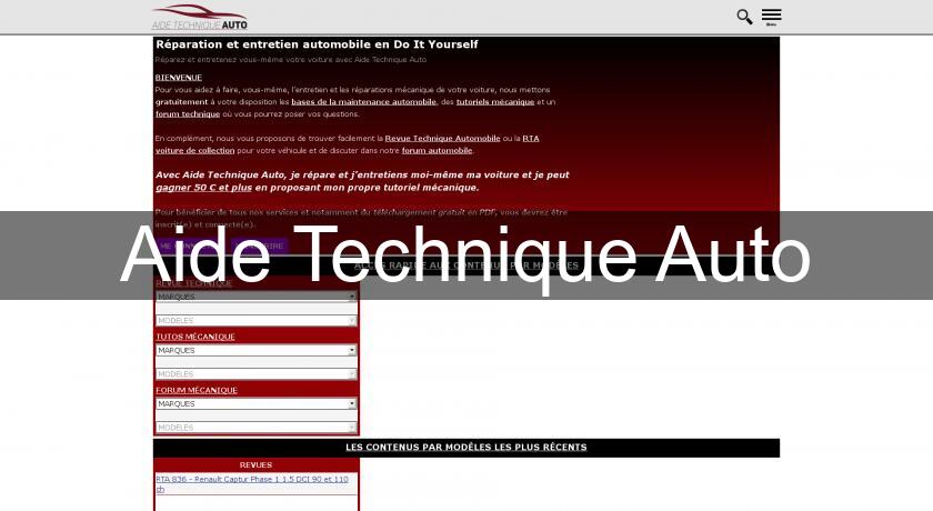 Aide Technique Auto Aide Technique Auto