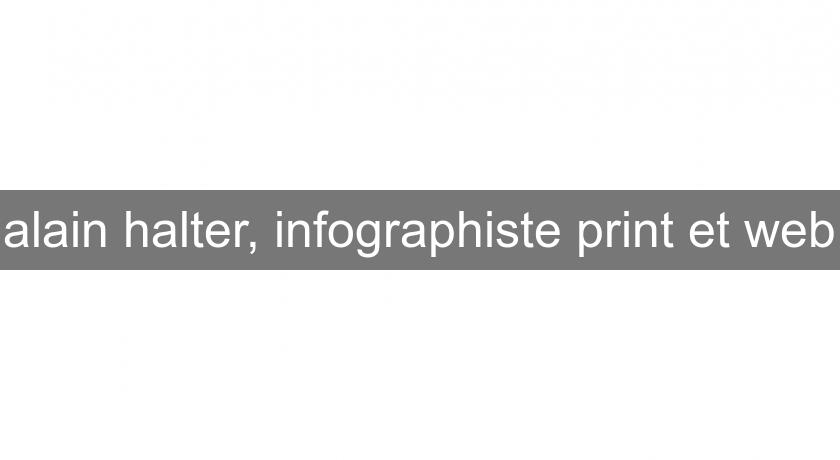 alain halter, infographiste print et web