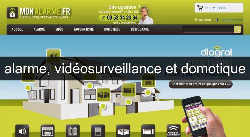 alarme, vidéosurveillance et domotique