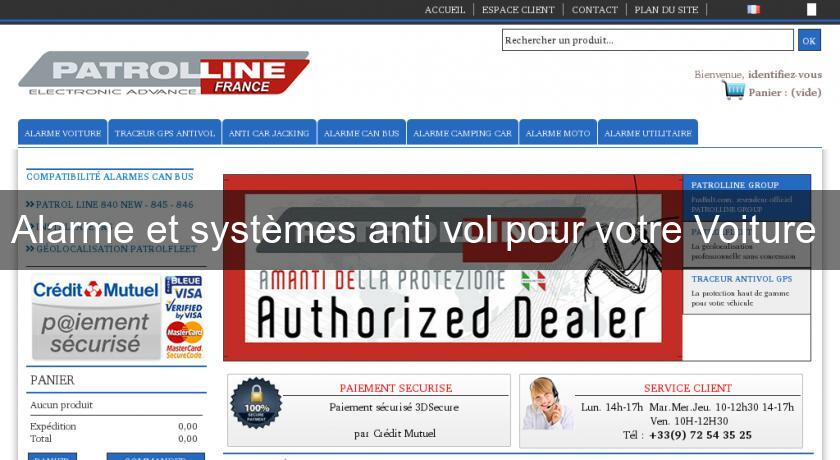 Alarme et systèmes anti vol pour votre Voiture 