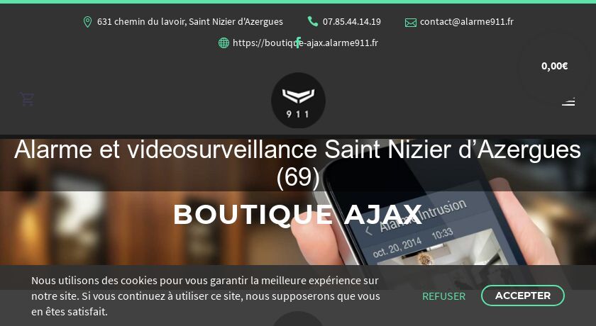 Alarme et videosurveillance Saint Nizier d’Azergues (69)
