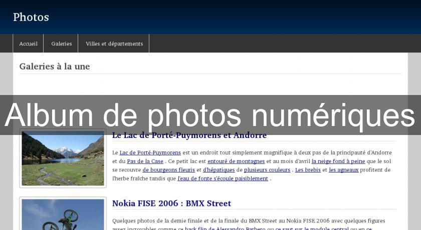 Album de photos numériques