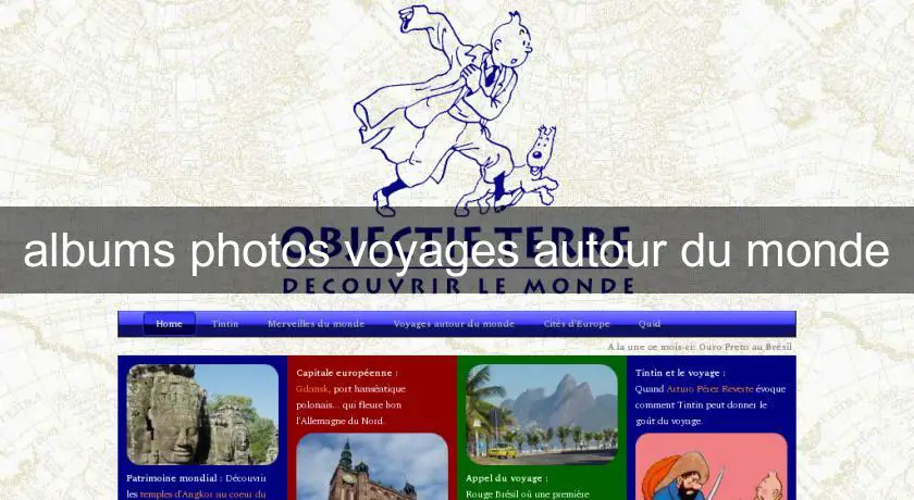 albums photos voyages autour du monde