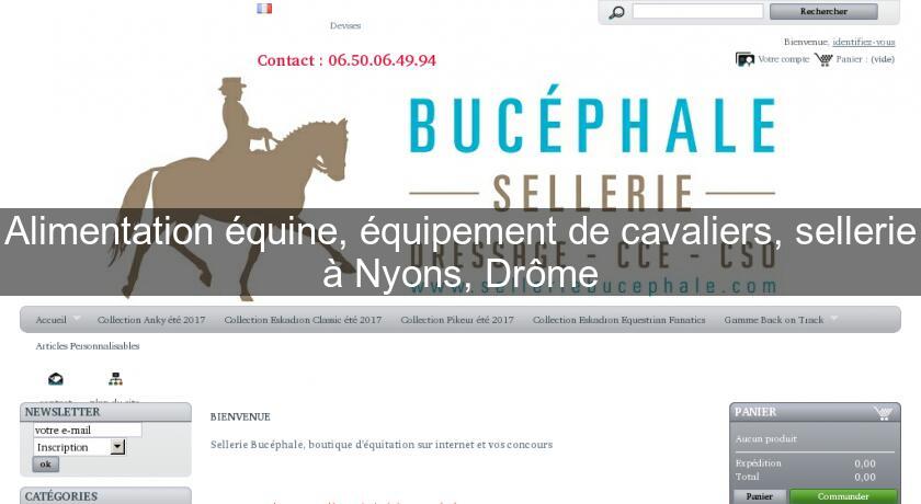 Alimentation équine, équipement de cavaliers, sellerie à Nyons, Drôme