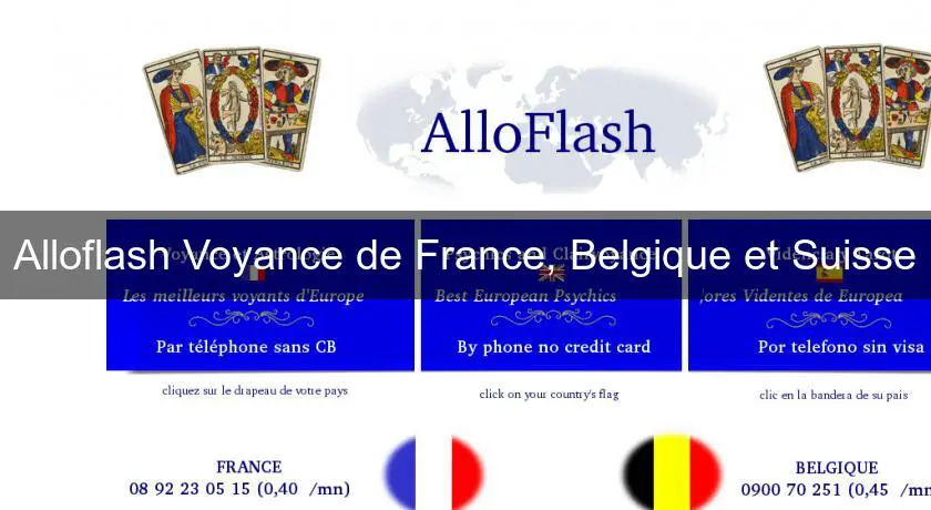 Alloflash Voyance de France, Belgique et Suisse