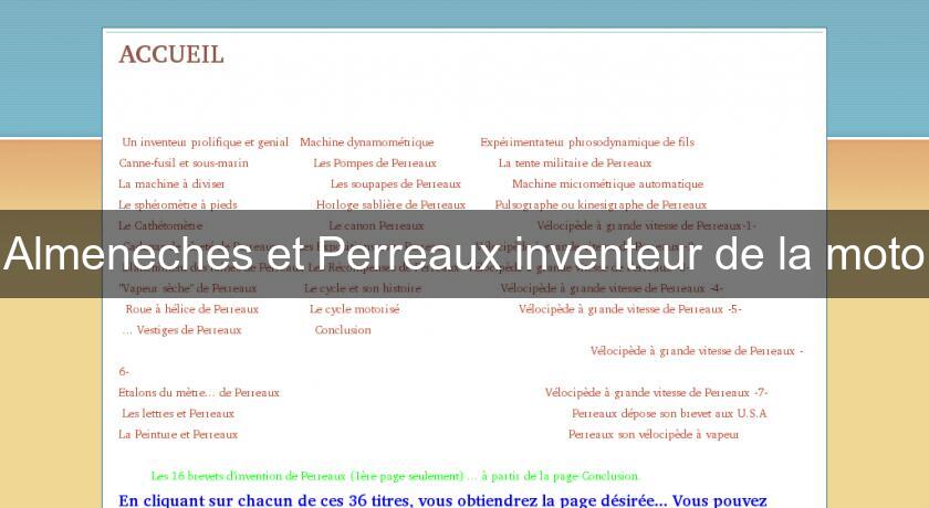 Almeneches et Perreaux inventeur de la moto Almeneches et Perreaux inventeur de la moto