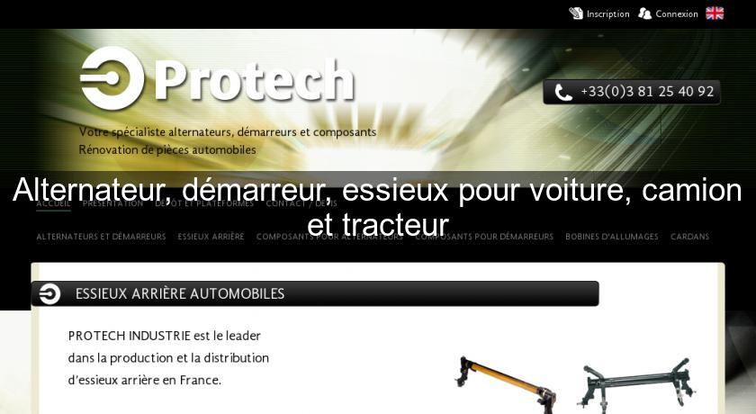 Alternateur, démarreur, essieux pour voiture, camion et tracteur Alternateur, démarreur, essieux pour voiture, camion et tracteur