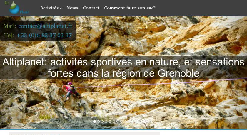 Altiplanet: activités sportives en nature, et sensations fortes dans la région de Grenoble