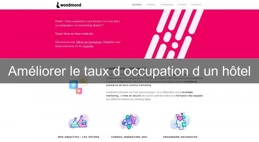 Améliorer le taux d'occupation d'un hôtel Améliorer le taux d'occupation d'un hôtel