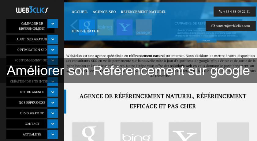 Améliorer son Référencement sur google Améliorer son Référencement sur google