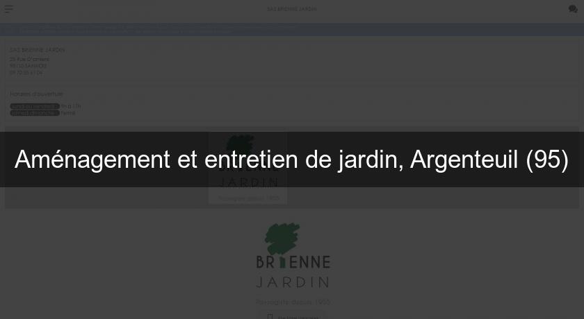 Aménagement et entretien de jardin, Argenteuil (95)