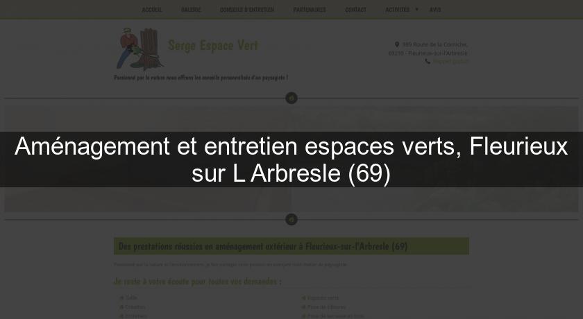 Aménagement et entretien espaces verts, Fleurieux sur L'Arbresle (69)