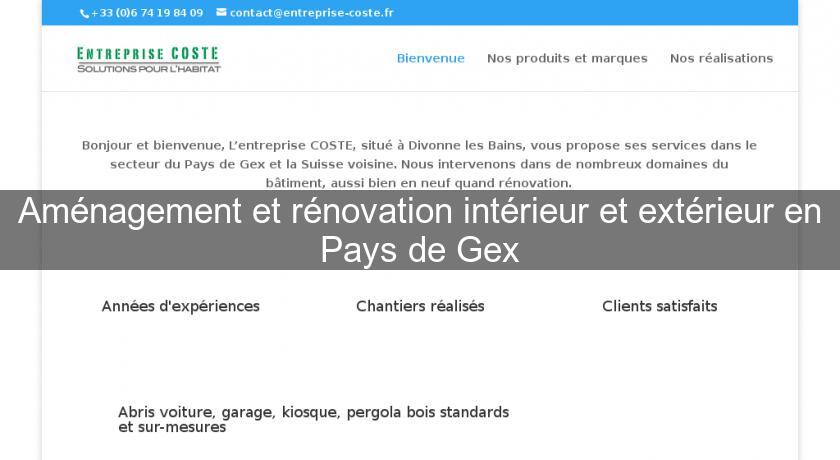 Aménagement et rénovation intérieur et extérieur en Pays de Gex