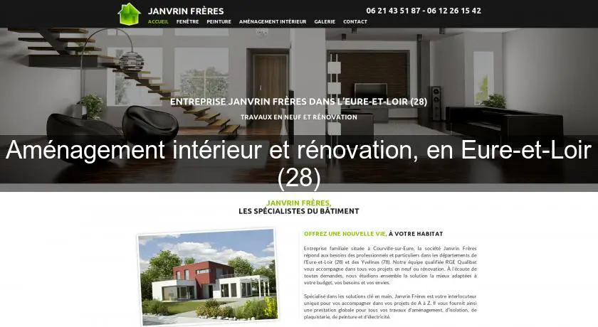 Aménagement intérieur et rénovation, en Eure-et-Loir (28)