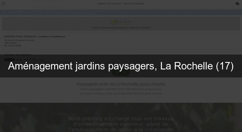 Aménagement jardins paysagers, La Rochelle (17) Aménagement jardins paysagers, La Rochelle (17)