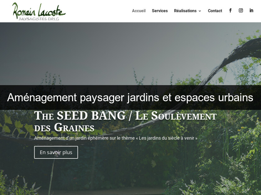 Aménagement paysager jardins et espaces urbains Aménagement paysager jardins et espaces urbains