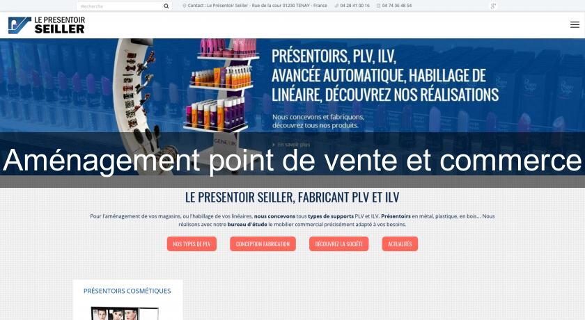 Aménagement point de vente et commerce