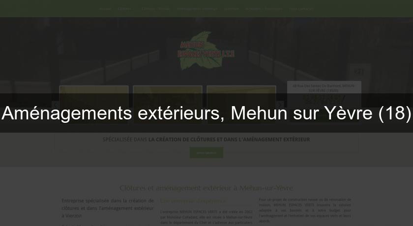 Aménagements extérieurs, Mehun sur Yèvre (18) Aménagements extérieurs, Mehun sur Yèvre (18)