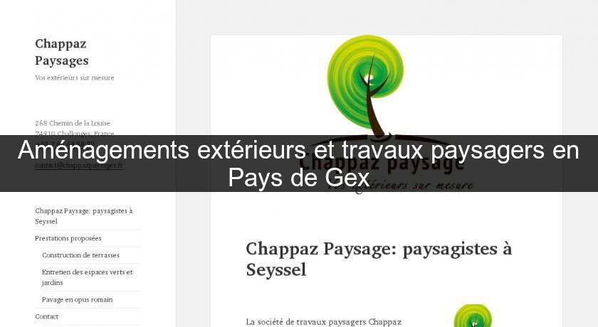 Aménagements extérieurs et travaux paysagers en Pays de Gex Aménagements extérieurs et travaux paysagers en Pays de Gex