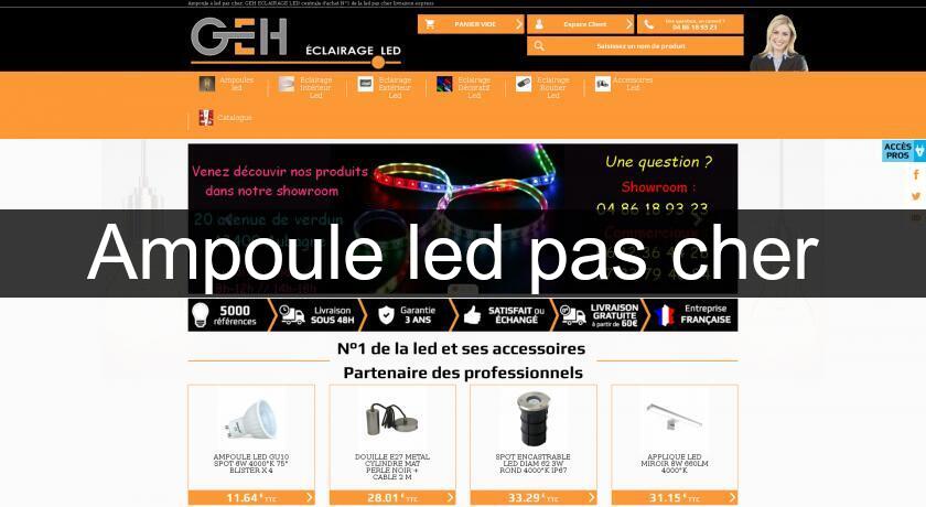 Ampoule led pas cher 