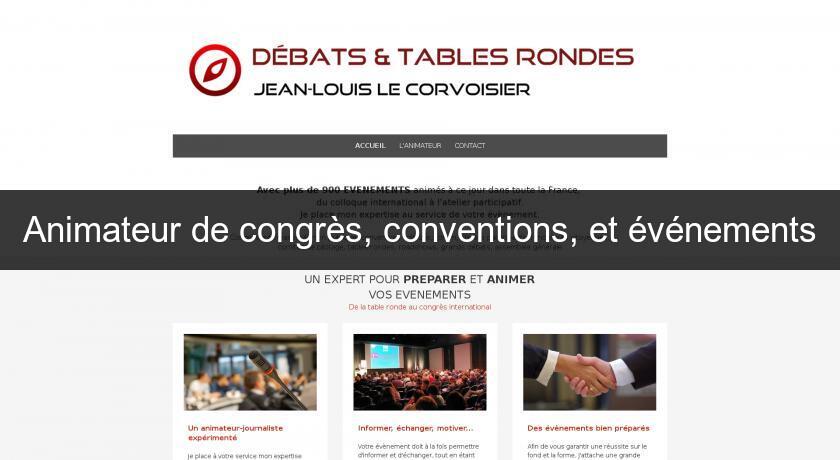 Animateur de congrès, conventions, et événements Animateur de congrès, conventions, et événements