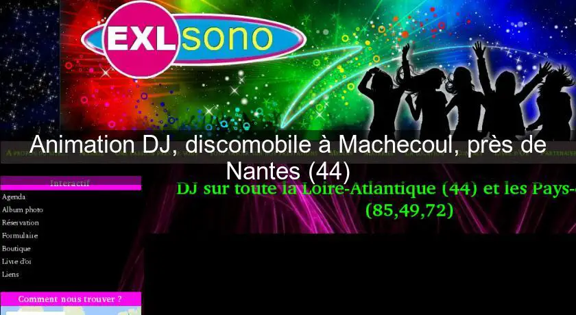 Animation DJ, discomobile à Machecoul, près de Nantes (44)