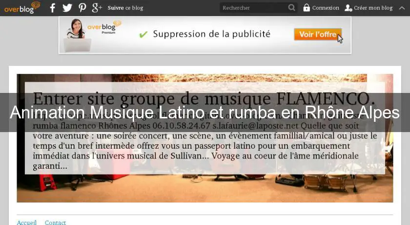 Animation Musique Latino et rumba en Rhône Alpes