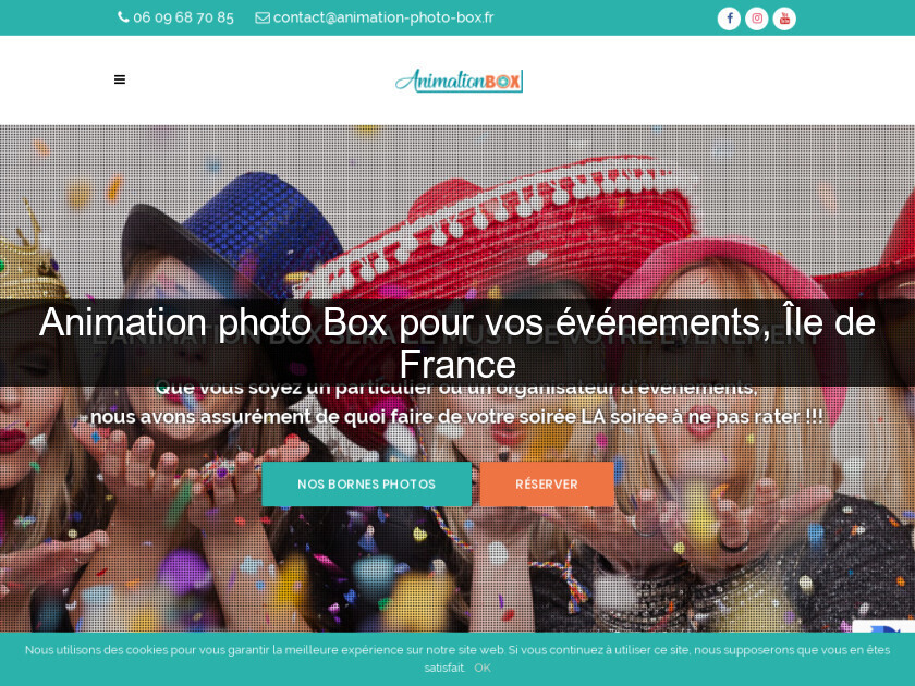 Animation photo Box pour vos événements, Île de France Animation photo Box pour vos événements, Île de France